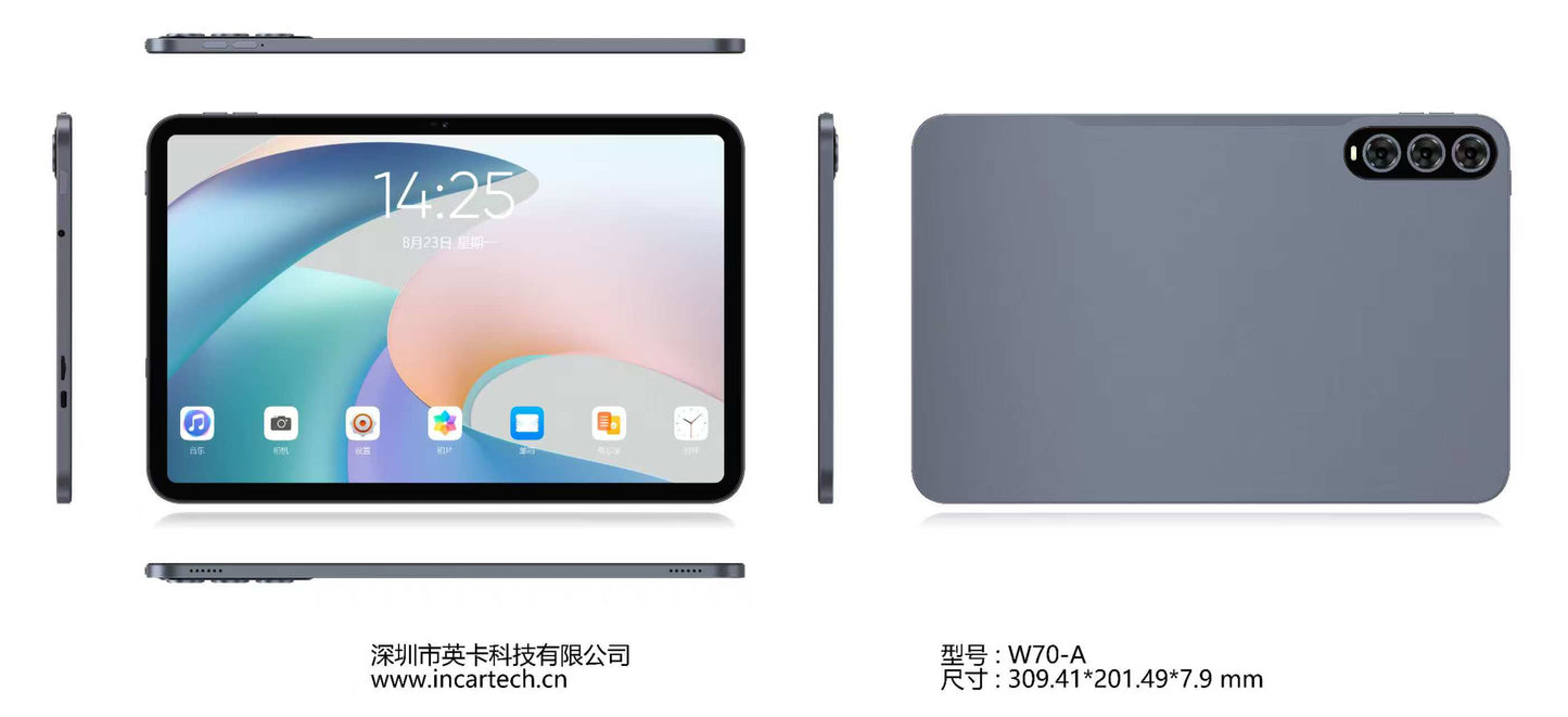 CRELANDER 13.4-inch tablet computer eight-core card plug-in phone call full network access