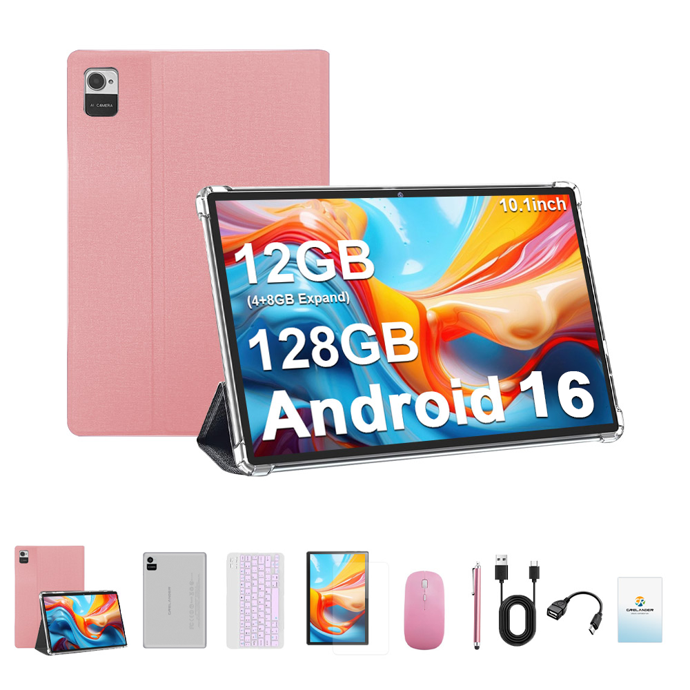 CRELANDER W30PRO Android Tablet, 10.1 Inch Android 16 Tablet with 1280x800