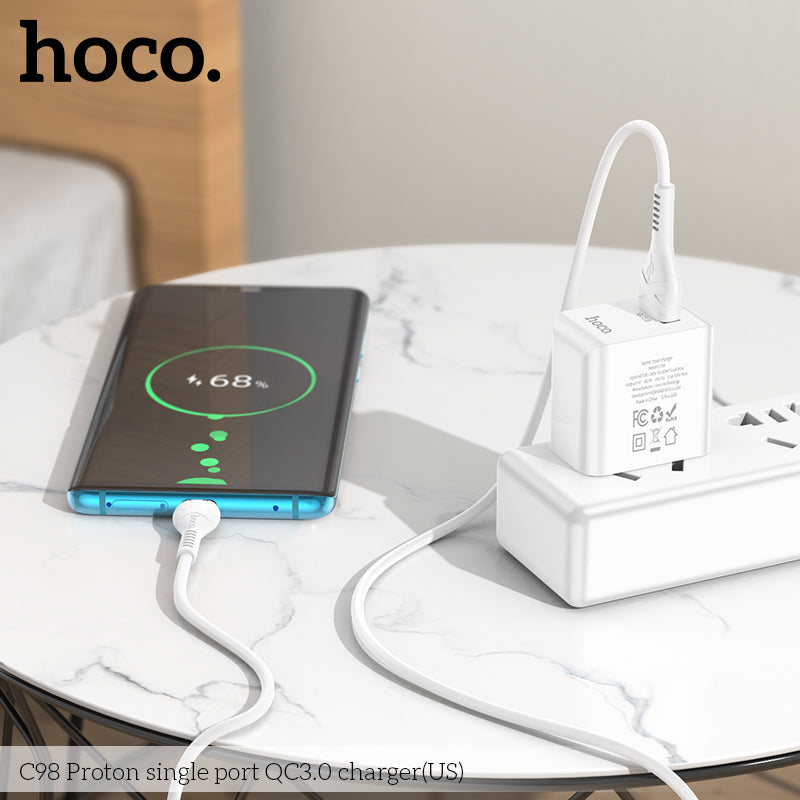 Crelander hoco.C98 Proton Single Port QC3.0 Charger