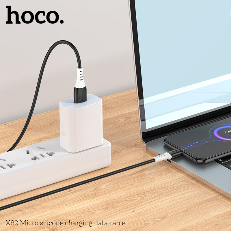 Crelander hoco. X82 silicone charging data USB cable