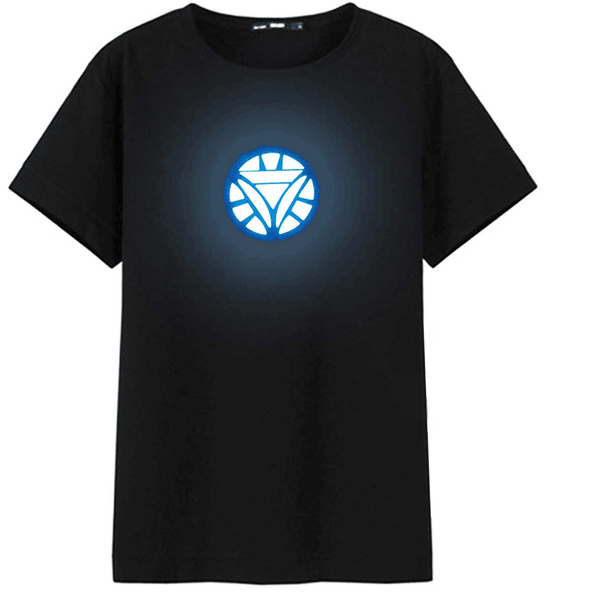 iron man arc reactor led t shirt