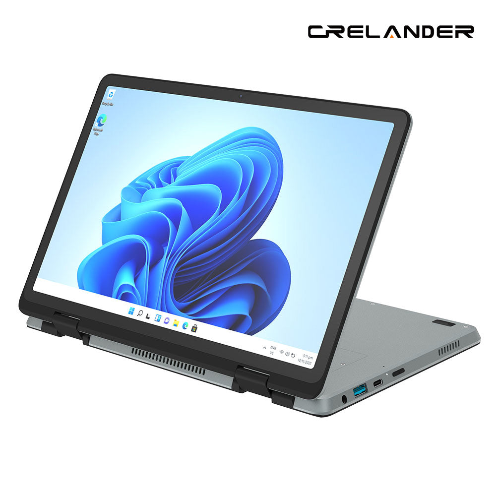 CRELANDER YG11 Mini Laptop 10.95 "Touch Screen Intel N100 CPU Windows Pocket PC Tablet Yoga Laptops