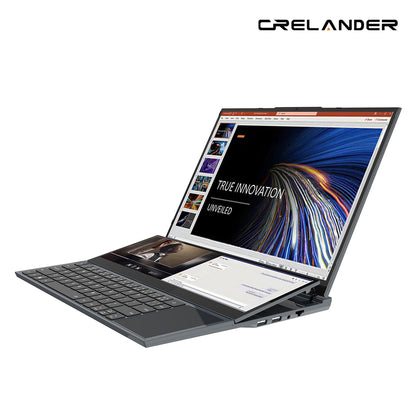 Crelander X16  Laptop Core i9 10th Generation 16+14 inch  dual screen laptop Touchscreen Gaming Laptop PC