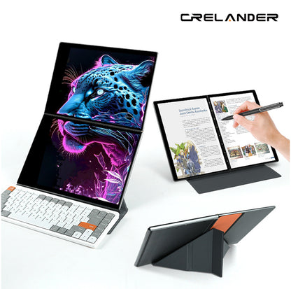 CRELANDER YG13  dual screen Laptop 13.5"+13.5" Touch Screen Intel N100 processor