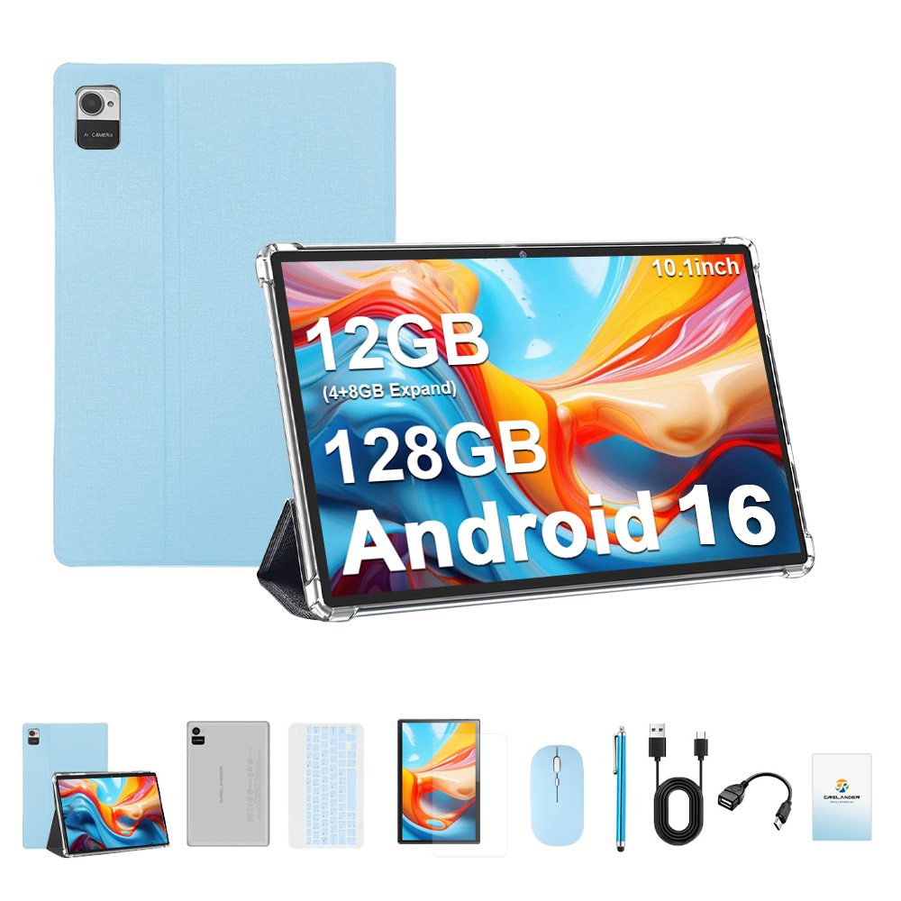 CRELANDER W30PRO Android Tablet, 10.1 Inch Android 16 Tablet with