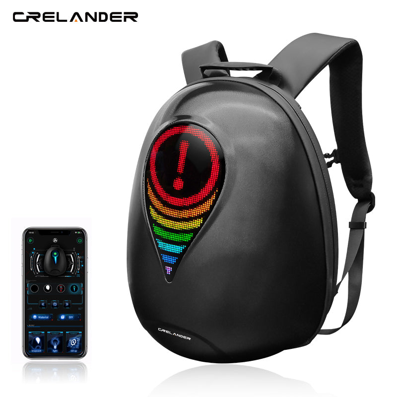 CRELANDER Ocean Heart LED Knight Backpack
