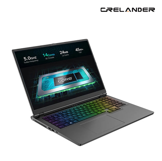 CRELANDER 16 Inch Intel Core i9 Processor 2.5k IPS Screen 165Hz RTX 3060 Notebook Gaming Laptop