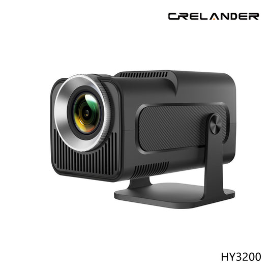 CRELANDER HY320 4K Projetor Full HD 1080P 300ANSI Dual Wifi6 BT5.0 Mini Smart Projector