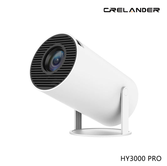 CRELANDER  HY300 Pro Projector 160 ANSI Lumen Android 11 Dual Wifi6 Bluetooth 5.0 720P 4K Portable Smart Projector