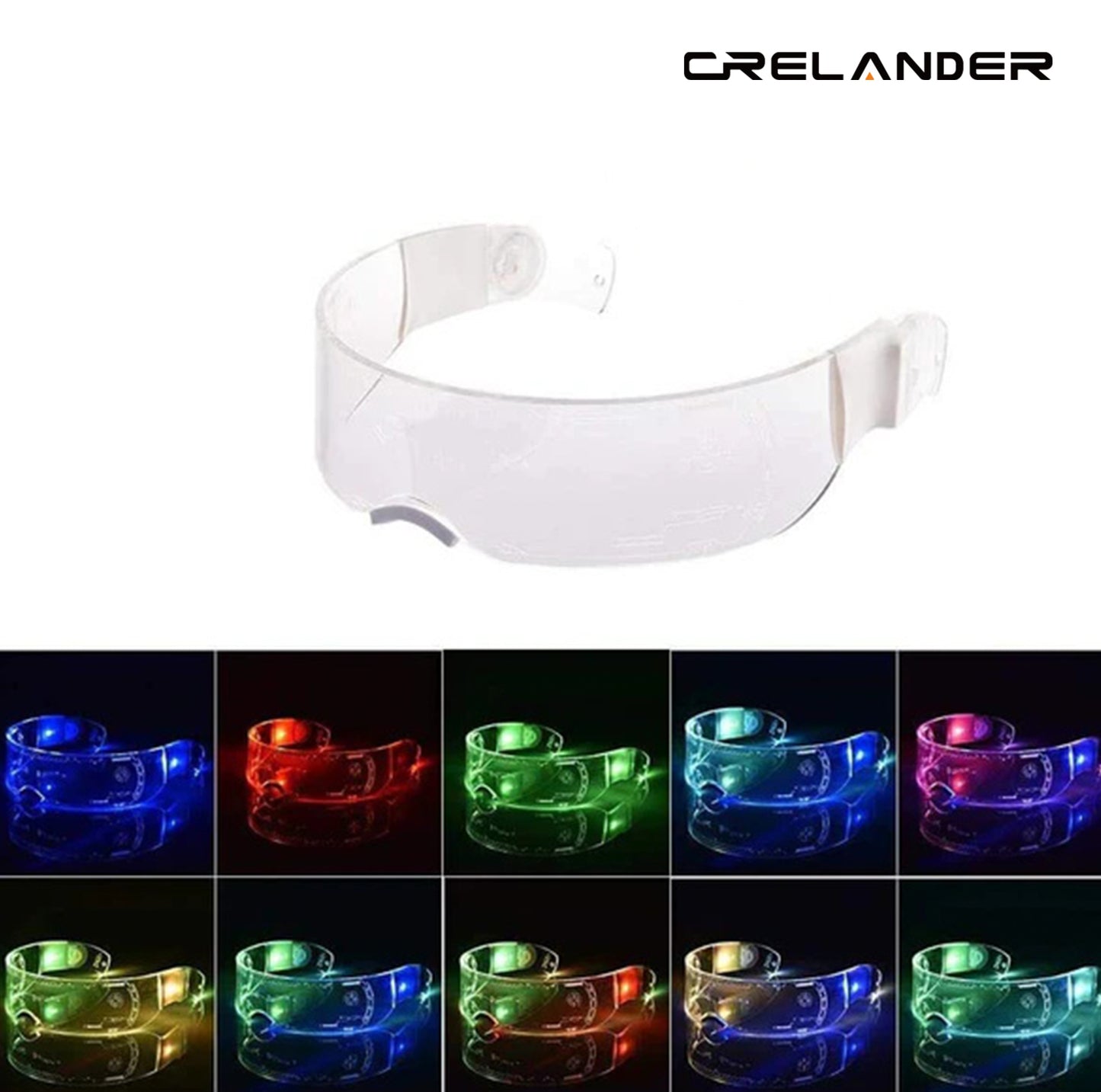 Crelander Colorful Luminous LED Glasses