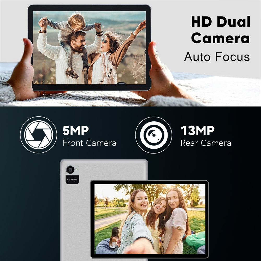CRELANDER W30PRO Android Tablet, 10.1 Inch Android 16 Tablet with 1280x800