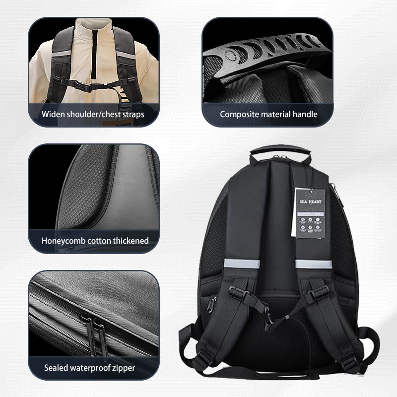 Zaino da moto cremander zaino da viaggio per Laptop programmabile fai-da-te con guscio rigido impermeabile 3D zaino a LED 7 Zaino da moto cremander zaino da viaggio per Laptop programmabile fai-da-te con guscio rigido impermeabile 3D zaino a LED 7