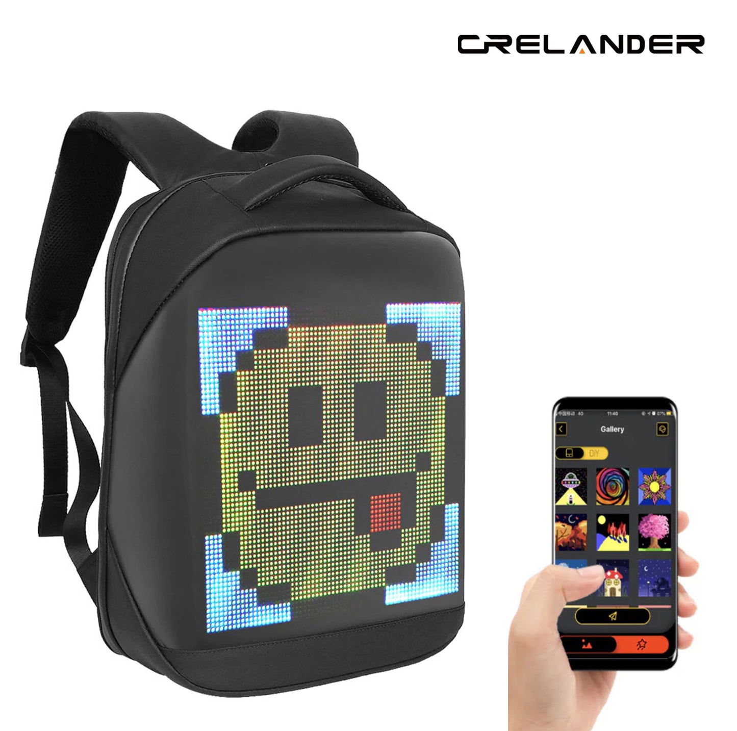 CRELANDER  4th Generation Plus LED Backpack