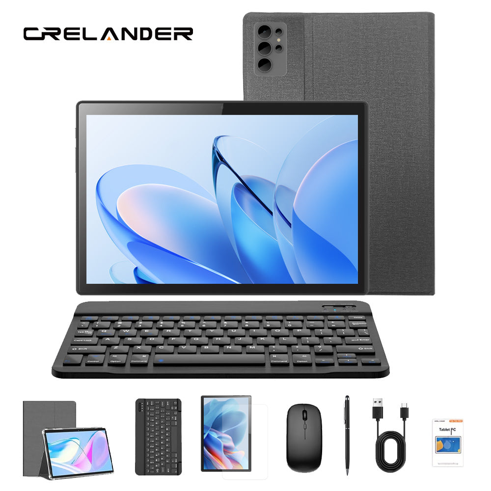 CRELANDER T50 Tablet PC 10.1 Inch IPS Screen Octa Core 16GB+128GB Dual