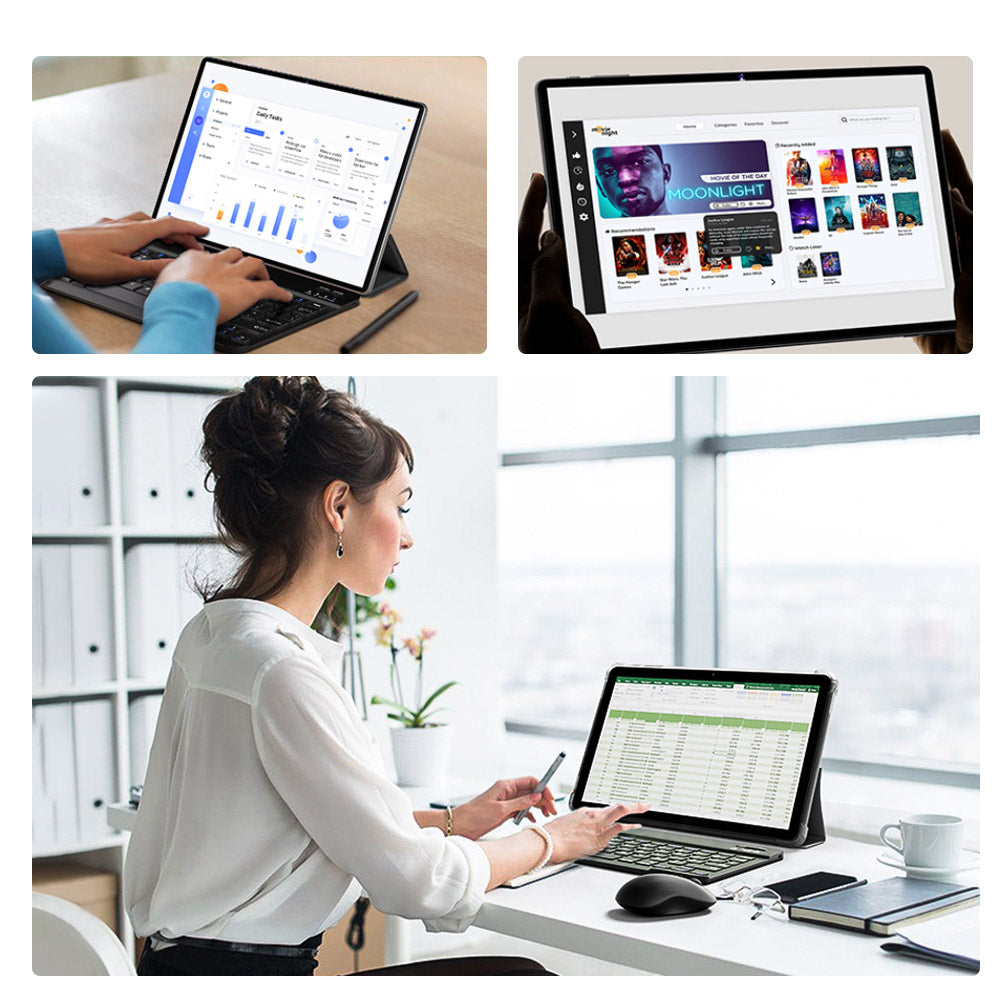 CRELANDER T50 Tablet PC 10.1 Inch IPS Screen Octa Core 16GB+128GB