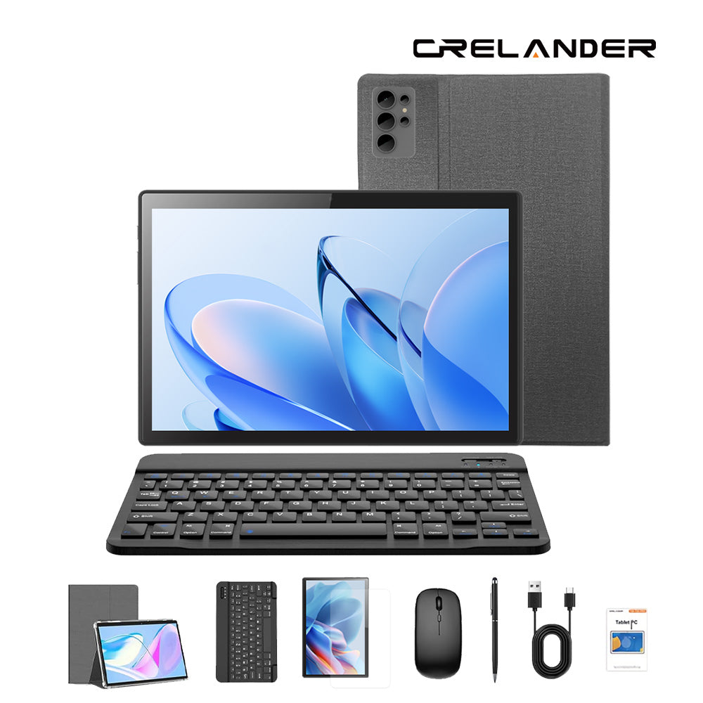 CRELANDER T50 Tablet PC 10.1 Inch IPS Screen Octa Core 16GB+128GB Dual