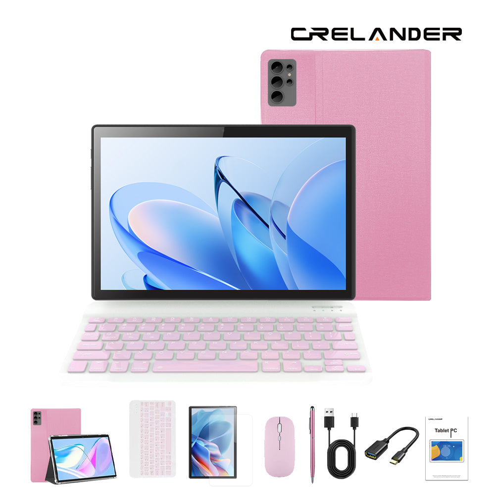 CRELANDER T50 Tablet PC 10.1 Inch IPS Screen Octa Core 16GB+128GB Dual