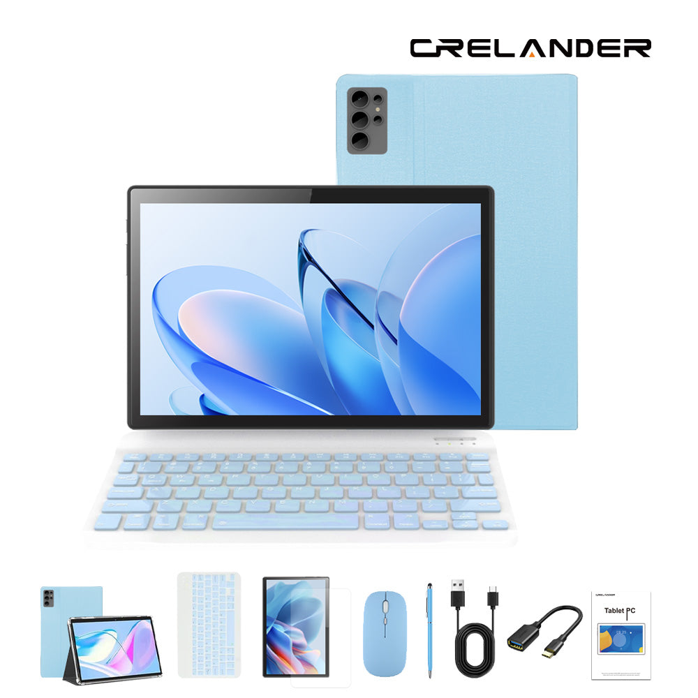 CRELANDER T50 Tablet PC 10.1 Inch IPS Screen Octa Core 16GB+128GB Dual