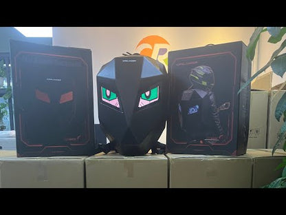 CRELANDER  Super Cool Deadpool Style Knight LED Backpack Christmas gifts
