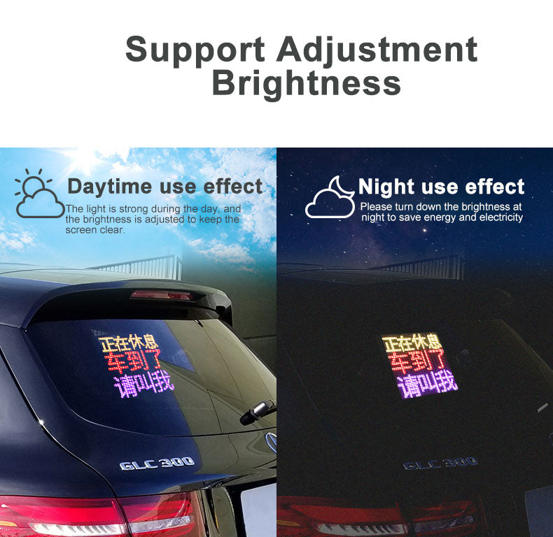 Crelander Voice Controlled Emoji Car Star LED Display