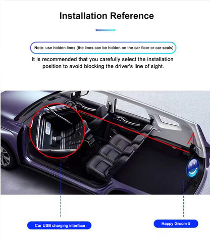 Pantalla LED Crelander APP Control Car para ventana trasera de coche