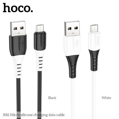 Crelander hoco. X82  silicone charging data USB cable