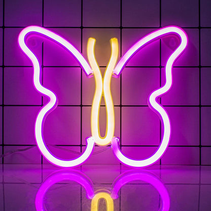 Crelander Butterfly LED Neon Light Sign