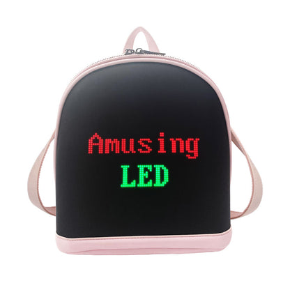 CRELANDER pink LED Backpack