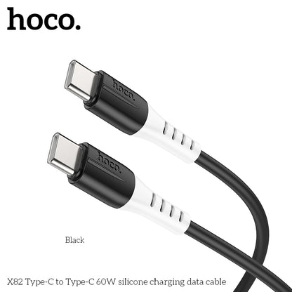 Crelander hoco. X82 IP PD Type-C  Silicone Fast Charging Data Cable
