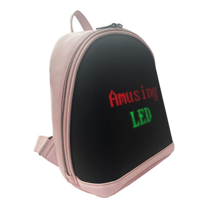 CRELANDER pink LED Backpack