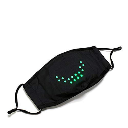 Crelander Voice Activated LED Face Mask