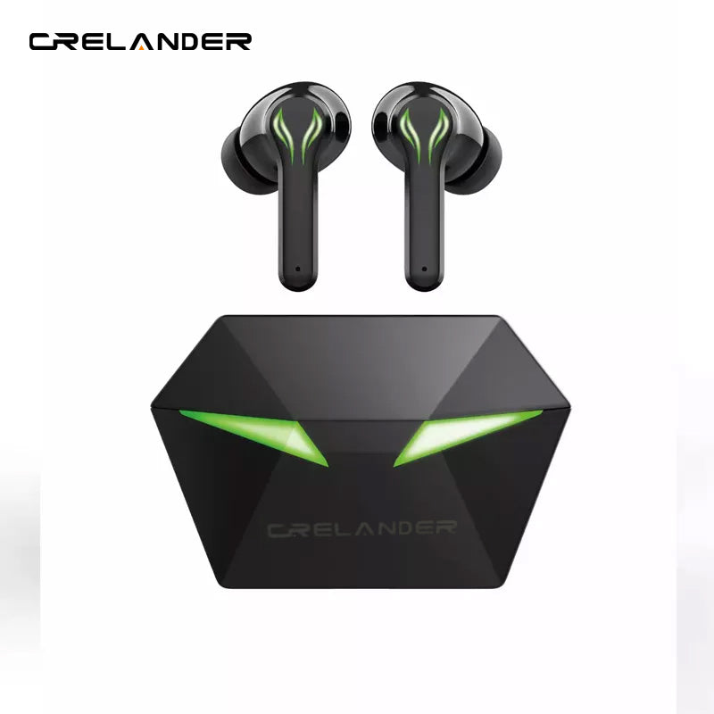 CRELANDER TW5 Gaming Earbuds 65ms Low Latency TWS Bluetooth Earphone