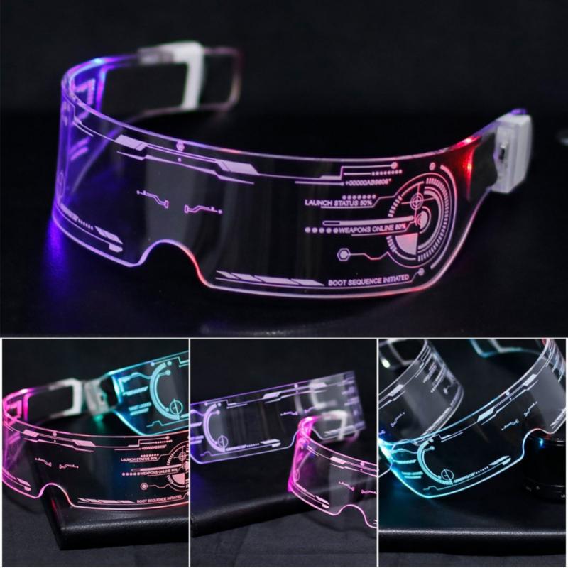Gafas LED luminosas coloridas Crelander