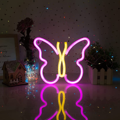 Crelander Butterfly LED Neon Light Sign
