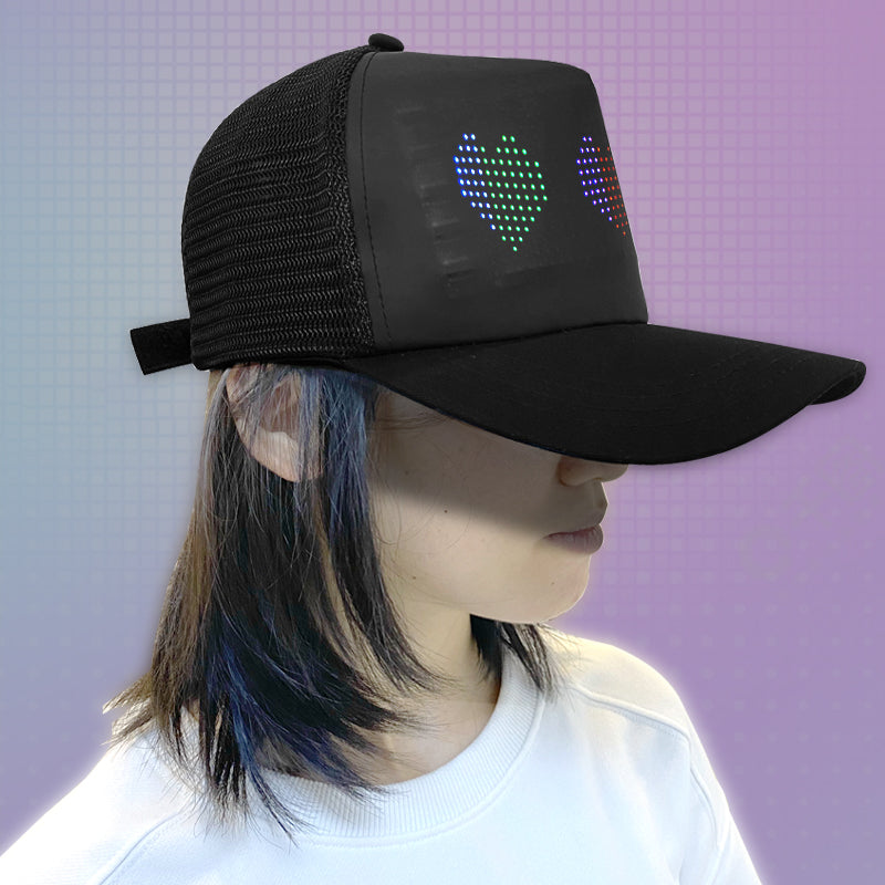 Sombrero de pantalla LED inteligente Bluetooth personalizado Crelander