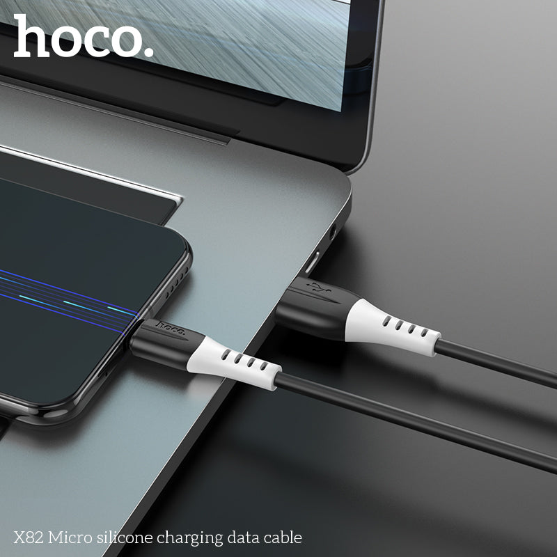 Crelander hoco. X82  silicone charging data USB cable