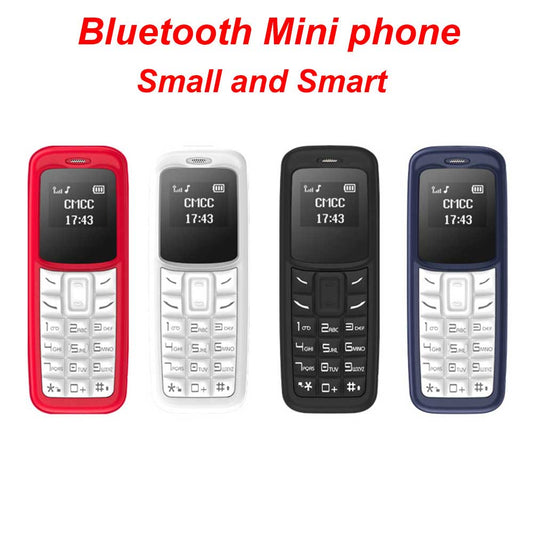 BM30 Bluetooth Super Pequeño Teléfonos inteligentes desbloqueados Tarjeta Nano Sim + Tarjeta TF GSM 2G Bluetooth Mini teléfono celular
